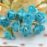Цветок для декора 01 бумажный 70*10*10мм св.голубо-бирюзовый с белым (декор) Купить Цветок для декора 01 бумажный 70*10*10мм св.голубо-бирюзовый с белым (декор) с доставкой по России