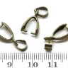 Купить Держатель кулона 025 гладкий 20*7*4мм античная бронза (Brass) с доставкой по России
