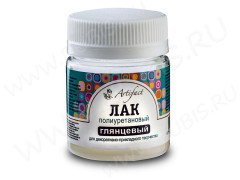 Лак Артефакт глянцевый полиуретановый на водной основе (40мл)