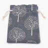 Мешочек холщовый 14 14*10см льняной чёрный с деревьями (ткань) (упаковка для украшений) Купить Мешочек холщовый 14 14*10см льняной чёрный с деревьями (ткань) (упаковка для украшений) с доставкой по России