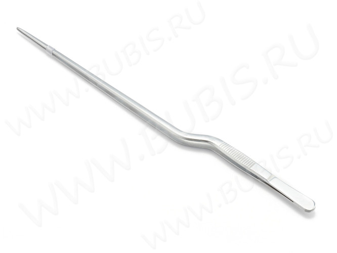 Пинцет 12 огромный 300мм цвет платины (Хирургическая сталь)(инструменты для бижутерии)
