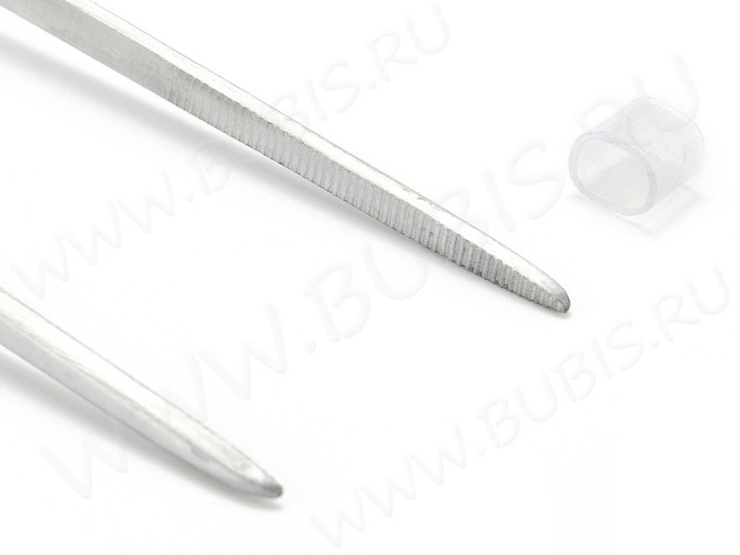 Пинцет 12 огромный 300мм цвет платины (Хирургическая сталь)(инструменты для бижутерии)