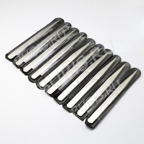 Пинцет 13 с прямыми носиками 125мм цвет платины (сталь) (инструменты для бижутерии)