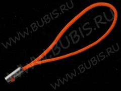 (СКИДКИ!!!) Шнурок для мобильного телефона без карабина и колечка 45мм рыжий (5ШТ.)