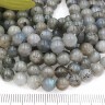 (ОПТ) Бусина округлая 6мм Лабрадорит натуральный (камни) (НИТЬ) Купить (ОПТ) Бусина округлая 6мм Лабрадорит натуральный (камни) (НИТЬ) с доставкой по России