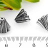 191 Шапочка Конус цветочек 12,5*12,5*11,5мм античное серебро (литьё) Купить 191 Шапочка Конус цветочек 12,5*12,5*11,5мм античное серебро (литьё) с доставкой по России