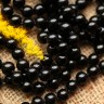 Купить (СКИДКИ!!!) Бусина округлая 8мм Агат чёрный пресс. (камни) (10шт.) с доставкой по России