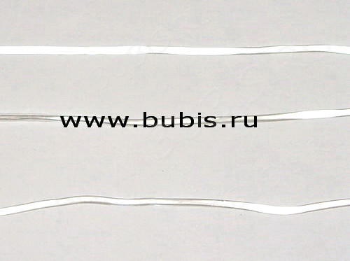 Силиконовый шнур 1,5мм прозрачный (1м)