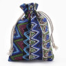 Мешочек холщовый 15 14*10см льняной с синими ромбиками (ткань) (упаковка для украшений) Купить Мешочек холщовый 15 14*10см льняной с синими ромбиками (ткань) (упаковка для украшений) с доставкой по России