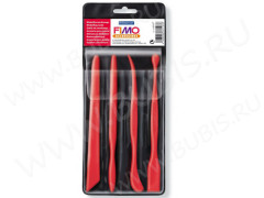 Набор стеков 01 для лепки 17см красные  8711 (Fimo) (инструменты для бижутерии) (4шт.)