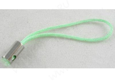 (СКИДКИ!!!) Шнурок для мобильного телефона 05 без карабина и колечка 45мм св.зелёный мятный (5ШТ.)
