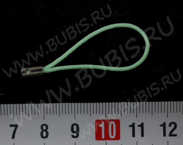 (СКИДКИ!!!) Шнурок для мобильного телефона 05 без карабина и колечка 45мм св.зелёный мятный (5ШТ.)