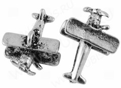 Подвеска Самолёт 03 3D 18,5*12,5*9,5мм античное серебро (литьё)