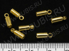 Концевик 036 9*4*4мм цвет золотистый (Brass) (10шт.)