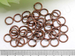 (ОПТ) Колечки одинарные обычные 6*0,7мм античная медь (Iron) (100г ок. 1550шт)
