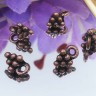 Купить (СКИДКИ!!!) Подвеска Виноградик 03 3D 8*5*5мм античная медь (литьё) (10шт.) с доставкой по России