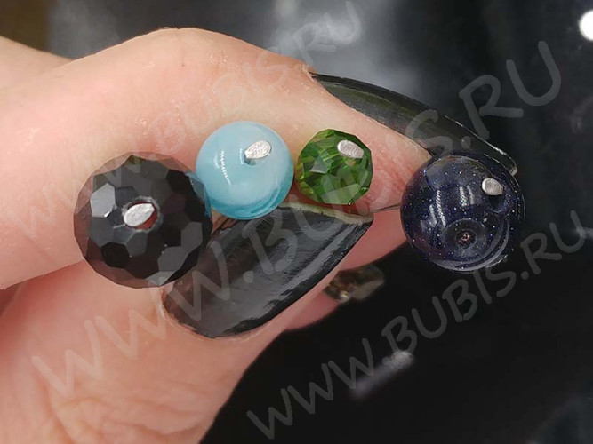 (СКИДКИ!!!) Штифт со шляпкой 40*0,6мм цвет платины (Хирургическая сталь) (50шт.)