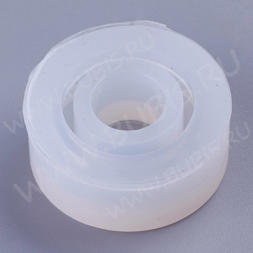 Молд 266 для эпоксидной смолы Кольцо 16 простое с ромбами 29*11мм (силикон)