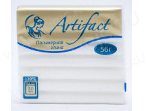 Полимерная глина Артефакт 302 флуоресцентный белый 56г.