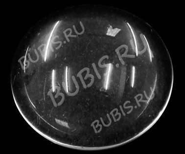 Кабошон стеклянный 05 Круг 18*18*5мм прозрачный (стекло)