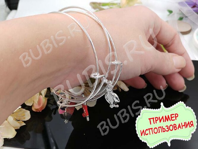 Подвеска Сапог 05 3D со стразами 20,5*14,5*3,5мм красный (цветные подвески)