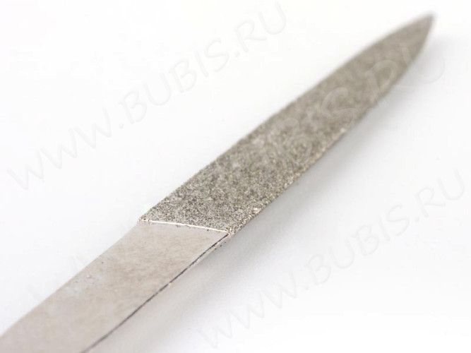 Надфиль (мелкий напильник) 01 округлый и плоский 14см с красными ручками  (инструменты для бижутерии)