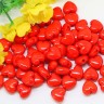 Купить Бусина Сердечко 12 3D 15*12*5,5мм красное непрозрачное (акрил) (10шт.) с доставкой по России