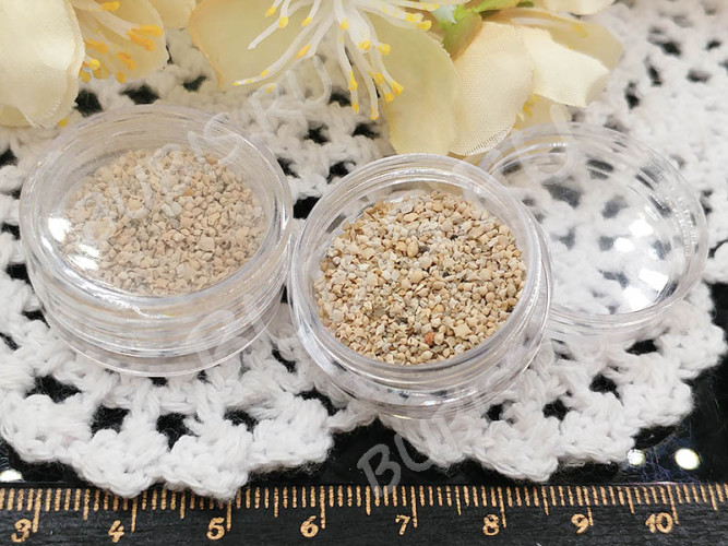 Наполнение для смолы и бутылочек 088 песок-звёздочки в контейнере (декор)