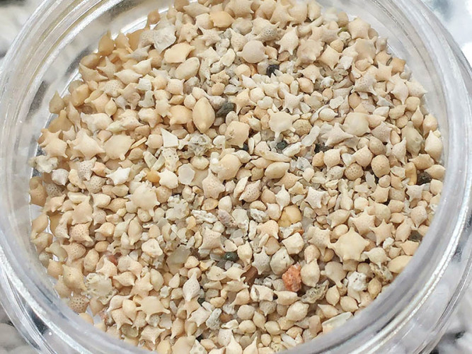 Наполнение для смолы и бутылочек 088 песок-звёздочки в контейнере (декор)