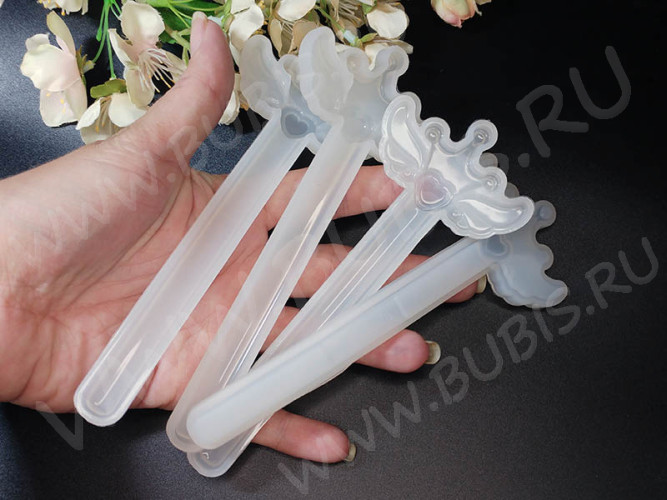 Молд 154 для эпоксидной смолы Волшебная палочка 155*60*8мм (силикон)