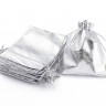 Мешочек органза 20 непрозрачный 120*90мм СЕРЕБРИСТЫЙ (упаковка для украшений) (5шт) Купить Мешочек органза 20 непрозрачный 120*90мм СЕРЕБРИСТЫЙ (упаковка для украшений) (5шт) с доставкой по России