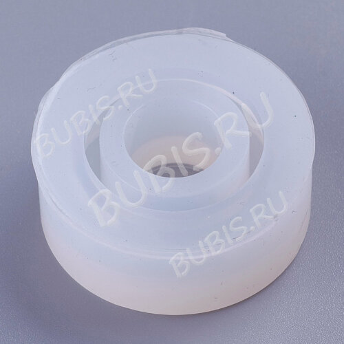 Молд 267 для эпоксидной смолы Кольцо 17 простое с ромбами 31*12мм (силикон)