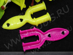 Рогатка 01 (Y крючок) Loom Bands для плетения браслетов 55*25*6мм цвет случайный (пластик) (инструменты Loom)