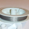 Катушка Ланки 0,25мм ювелирная струна (серебристая) цвет платины (ок 25м) Купить Катушка Ланки 0,25мм ювелирная струна (серебристая) цвет платины (ок 25м) с доставкой по России