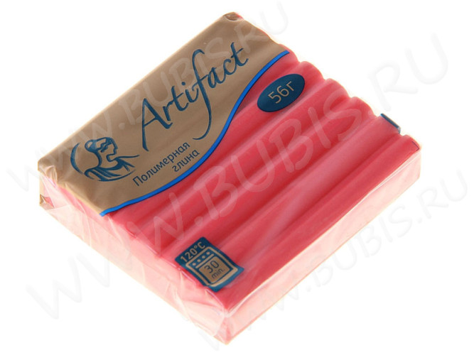 Полимерная глина Артефакт 113 розовый классический 56г.
