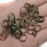 Купить Колечки двойной крутки 10мм античная бронза (Iron) (10шт.) с доставкой по России