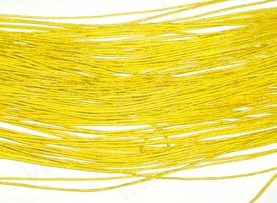 Вощёный х/б шнур 1мм цвет жёлтый (5м)