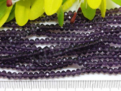 Бусина кристалл гранёный абакус 4,3*4*3,5мм фиолетовый прозрачный (имитация Сваровски) (20шт.)