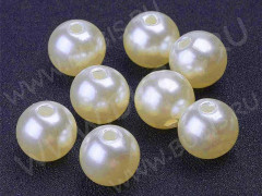 Бусина Округлая 19 &quot;Жемчуг&quot; 10мм айвори (акрил) (20шт.)