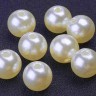 Купить Бусина Округлая 19 "Жемчуг" 10мм айвори (акрил) (20шт.) с доставкой по России
