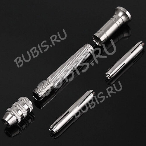 Сверлилка 06 ручная мини-дрель со сверлами 0,8-3мм (инструменты для бижутерии)