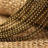 Купить Цепочка C47 шариковая 2мм античная бронза (Brass) (50см) с доставкой по России
