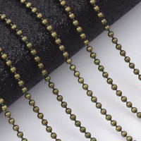 Цепочка C47 шариковая 2мм античная бронза (Brass) (50см)