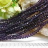 Купить (СКИДКИ!!!) Бусина кристалл гранёный абакус 4,3*4*3,5мм Хрусталь фиолетовый прозрачный (имитация Сваровски) (100шт.) с доставкой по России