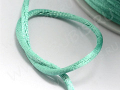 Шёлковый шнур 01 2мм светло-бирюзовый (1м)