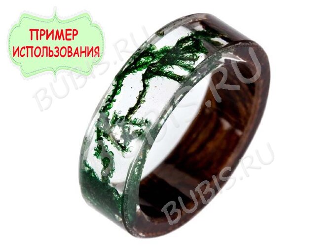 Сухие цветы 04 Мох зелёный в коробочке (натуральные цветы)