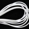 Купить Полиуретановый шнур 15 4мм ПОЛЫЙ (2мм) белый (1м) с доставкой по России