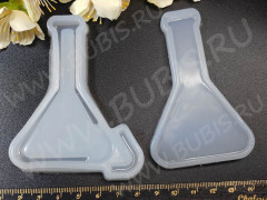 Молд 156 для эпоксидной смолы 88*68*9,5мм и 86*55*4мм Шейкер двусоставной Колба (силикон)