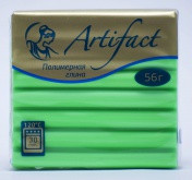 Полимерная глина Артефакт 354 флуоресцентный зеленый 56г.