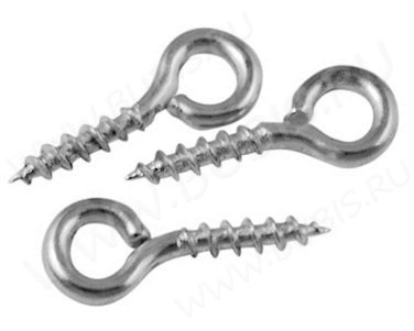 Штифт винтовой 07 толстый 10*4*1,1мм цвет платины (Iron) (100шт)